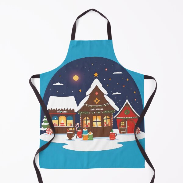 Item preview, Snowy and festive Christmas village designed and sold by Fab-Haven.