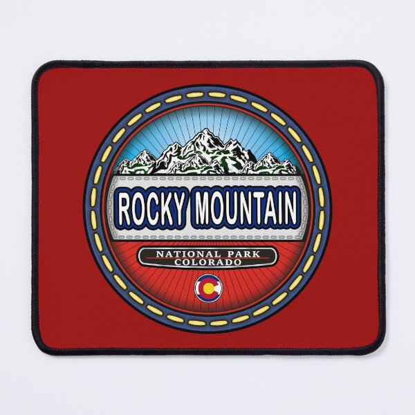 Item preview, Rocky Mountain National Park stitching effect emblem designed and sold by studioss76.