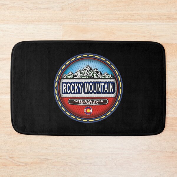 Item preview, Rocky Mountain National Park stitching effect emblem designed and sold by studioss76.