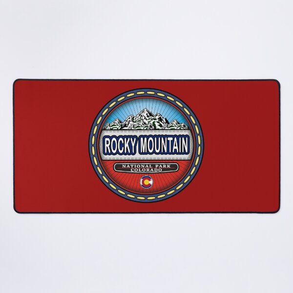 Item preview, Rocky Mountain National Park stitching effect emblem designed and sold by studioss76.