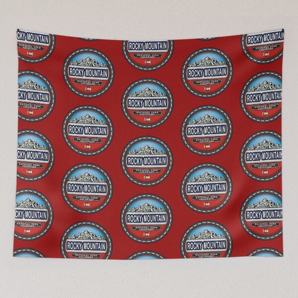 Item preview, Rocky Mountain National Park stitching effect emblem designed and sold by studioss76.