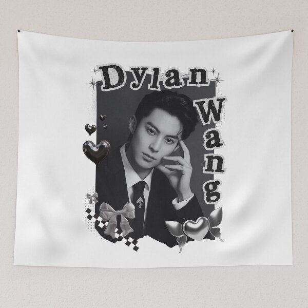 Item preview, Dylan Wang C-Drama Actor Black and White Collage Design designed and sold by AJUNICE STUDIO.