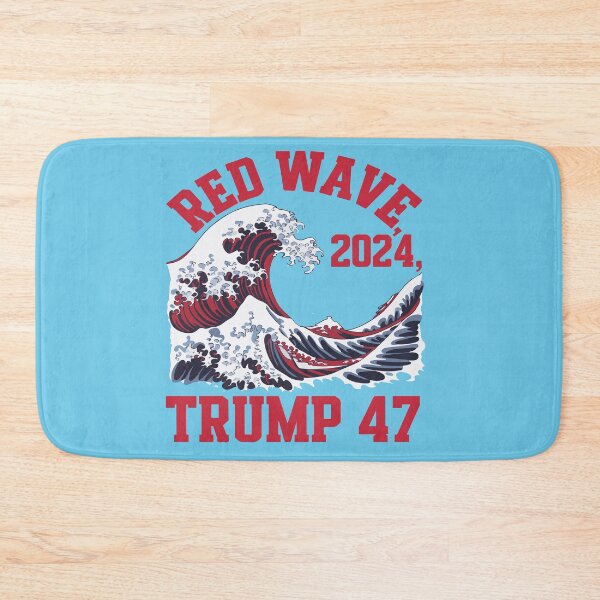 Item preview, Red wave 2024, trump 47, trump wins nov 5th 2024 designed and sold by Stephani Analah.