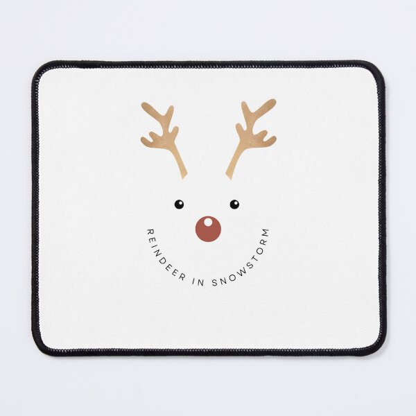Item preview, Reindeer in snowstorm designed and sold by IDEAS-4-HUMANS.