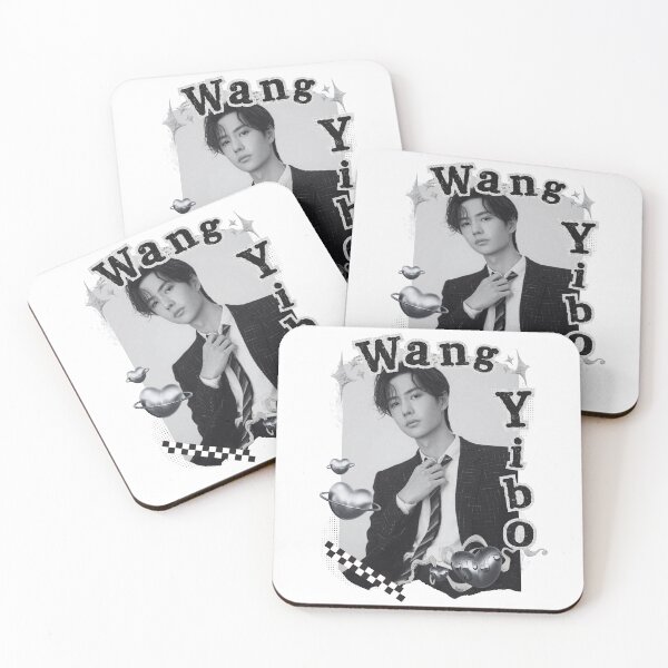 Item preview, Wang Yibo C-Drama Actor Black and White Collage Design designed and sold by AJUNICE STUDIO.