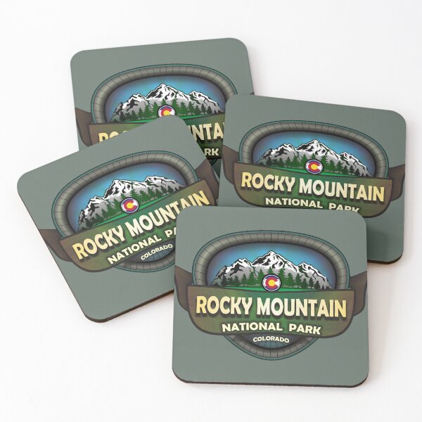 Item preview, Rocky Mountain National Park Colorado emblem designed and sold by studioss76.