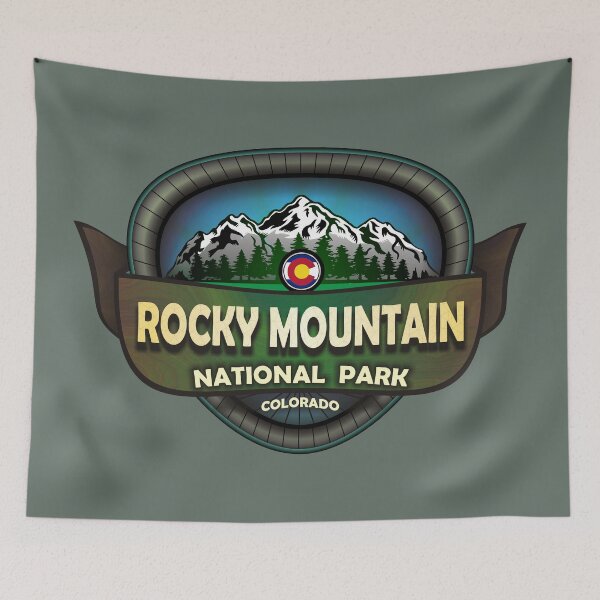 Item preview, Rocky Mountain National Park Colorado emblem designed and sold by studioss76.