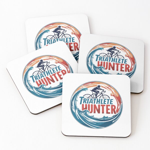 Item preview, Dynamic Triathlete Hunter - Swim, Bike, Run designed and sold by Triathlongram.