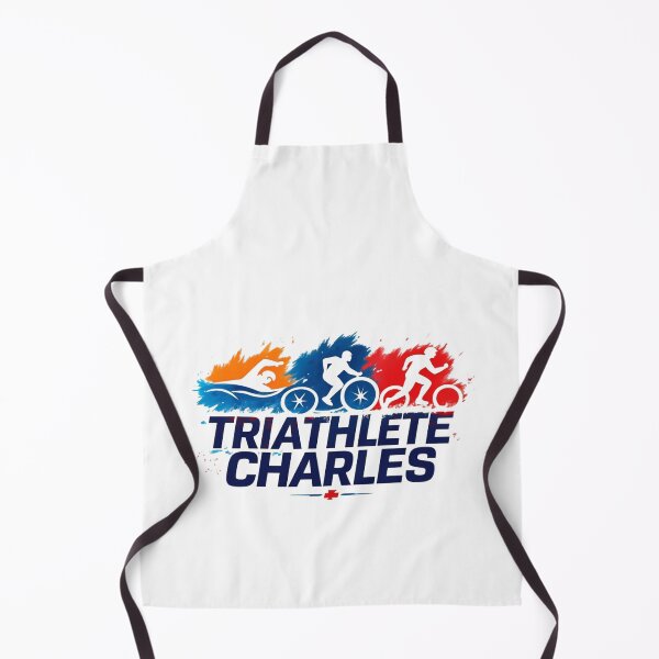 Artikelvorschau, Dynamischer Triathlet Charles – Schwimmen, Radfahren, Laufen entworfen und verkauft von Triathlongram.