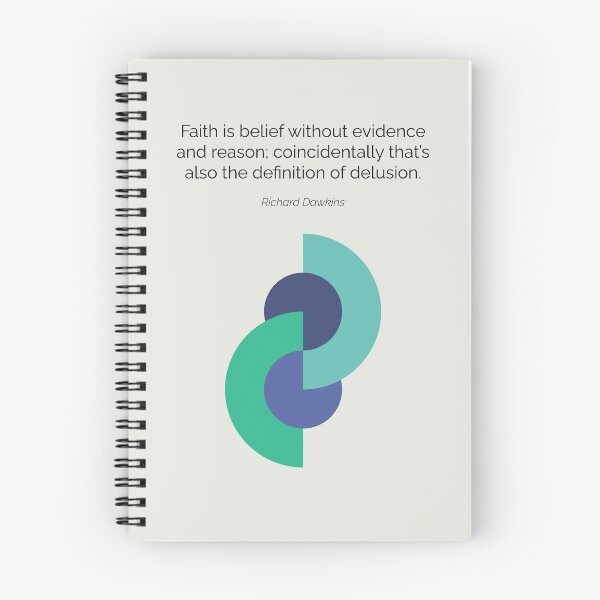 Item preview, Richard Dawkins New Atheism Quote Geometric Art designed and sold by kakarikihill.