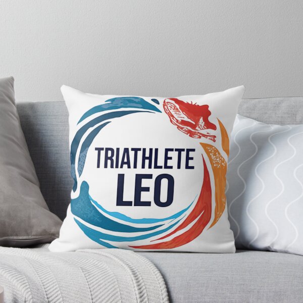 Artikelvorschau, Dynamischer Triathlet Löwe – Schwimmen, Radfahren, Laufen entworfen und verkauft von Triathlongram.