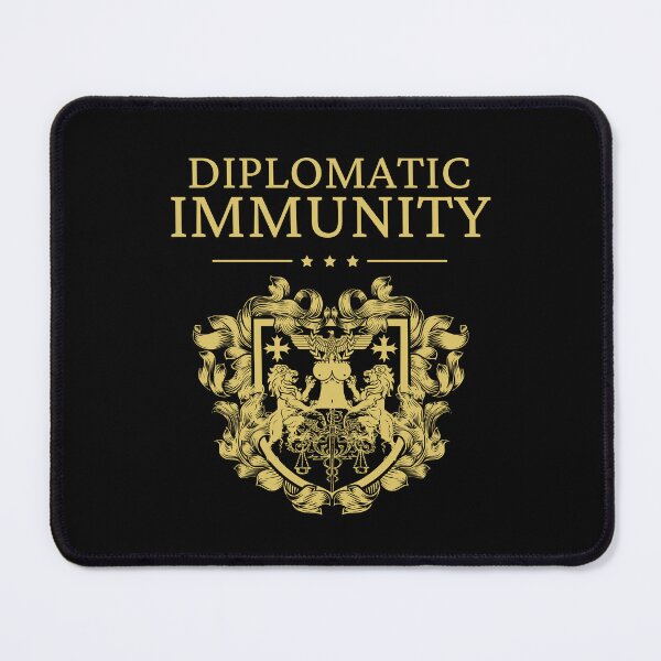 Item preview, Generic Diplomatic Immunity, Gold designed and sold by UNK-Fatigues.