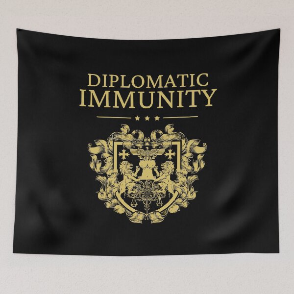 Item preview, Generic Diplomatic Immunity, Gold designed and sold by UNK-Fatigues.