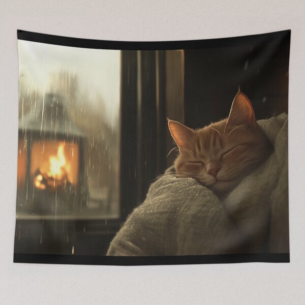 Item preview, Let Sleeping Cats Lie designed and sold by FleurFrench.