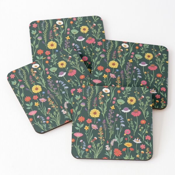 Item preview, "Botanical Bliss: Hand-Drawn Wild Plant & Flower Seamless Pattern" designed and sold by hjian8219.