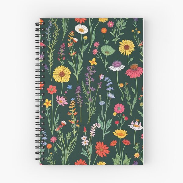 Item preview, "Botanical Bliss: Hand-Drawn Wild Plant & Flower Seamless Pattern" designed and sold by hjian8219.