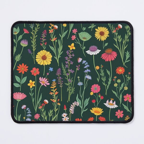 Item preview, "Botanical Bliss: Hand-Drawn Wild Plant & Flower Seamless Pattern" designed and sold by hjian8219.