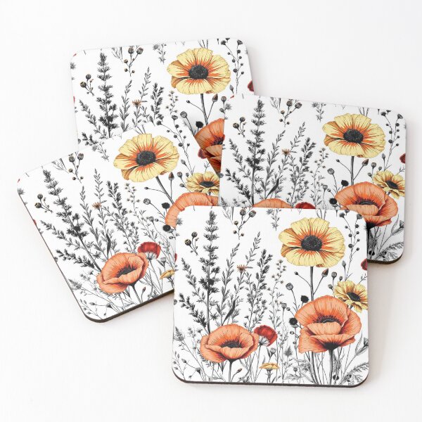 Item preview, "Botanical Bliss: Hand-Drawn Wild Plant & Flower Seamless Pattern" designed and sold by hjian8219.