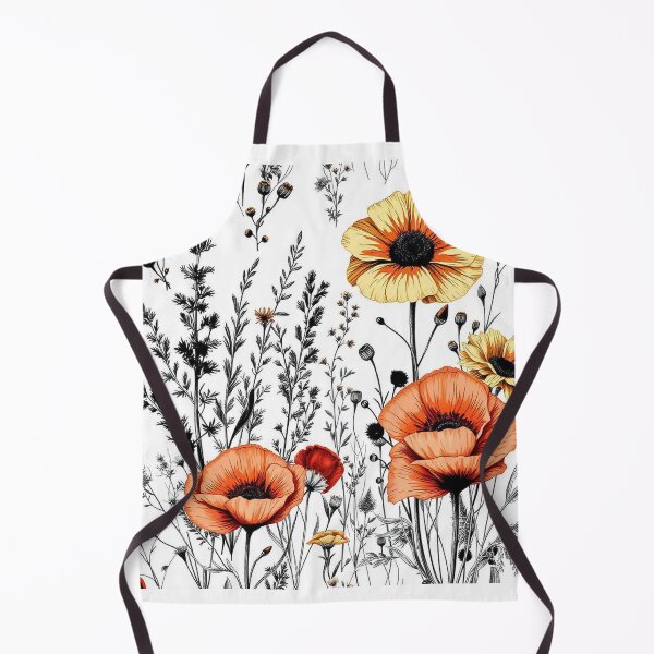 Item preview, "Botanical Bliss: Hand-Drawn Wild Plant & Flower Seamless Pattern" designed and sold by hjian8219.