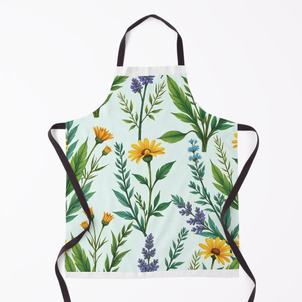 Item preview, "Botanical Bliss: Hand-Drawn Wild Plant & Flower Seamless Pattern" designed and sold by hjian8219.