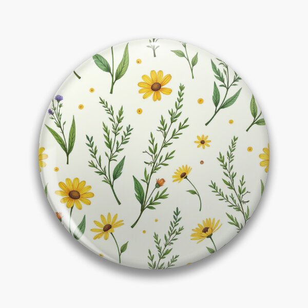 Item preview, "Botanical Bliss: Hand-Drawn Wild Plant & Flower Seamless Pattern" designed and sold by hjian8219.