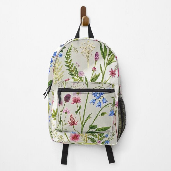 Item preview, "Botanical Bliss: Hand-Drawn Wild Plant & Flower Seamless Pattern" designed and sold by hjian8219.