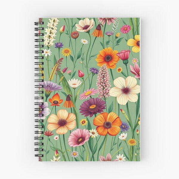 Item preview, "Botanical Bliss: Hand-Drawn Wild Plant & Flower Seamless Pattern" designed and sold by hjian8219.