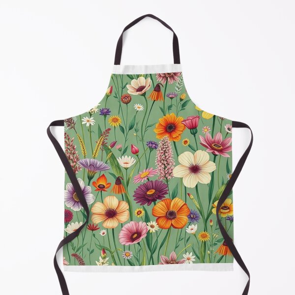 Item preview, "Botanical Bliss: Hand-Drawn Wild Plant & Flower Seamless Pattern" designed and sold by hjian8219.