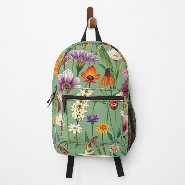 Item preview, "Botanical Bliss: Hand-Drawn Wild Plant & Flower Seamless Pattern" designed and sold by hjian8219.