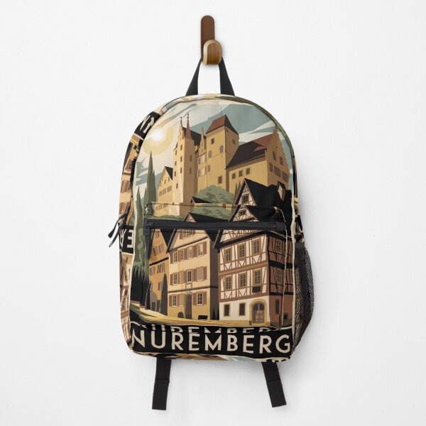 Item preview, Nuremberg Vintage Travel Poster designed and sold by TravelerRat.