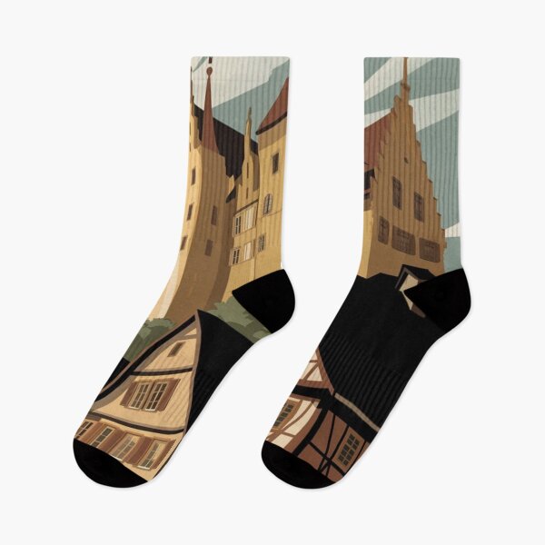 Item preview, Nuremberg Vintage Travel Poster designed and sold by TravelerRat.
