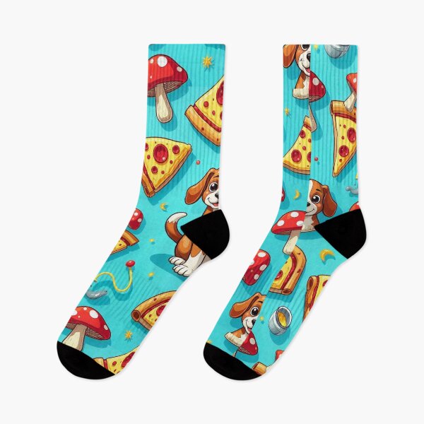 Item preview, Groovy Retro Cartoon Character Seamless Pattern designed and sold by hjian8219.