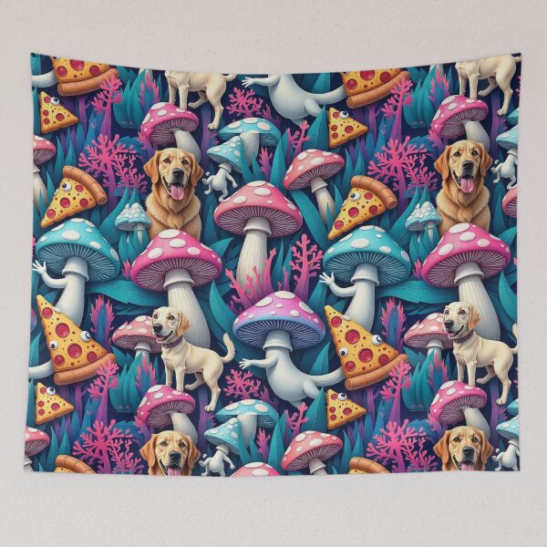 Item preview, Groovy Retro Cartoon Character Seamless Pattern designed and sold by hjian8219.