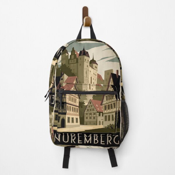 Item preview, Nuremberg Vintage Travel Poster designed and sold by TravelerRat.