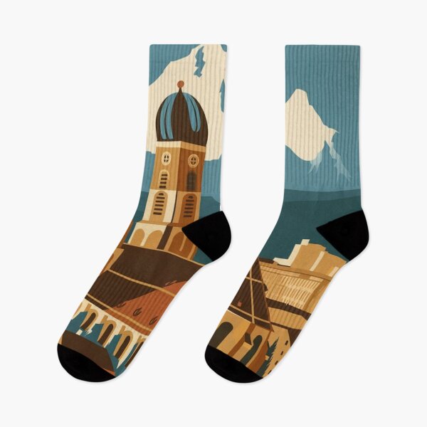 Item preview, Munich Vintage Travel Poster designed and sold by TravelerRat.