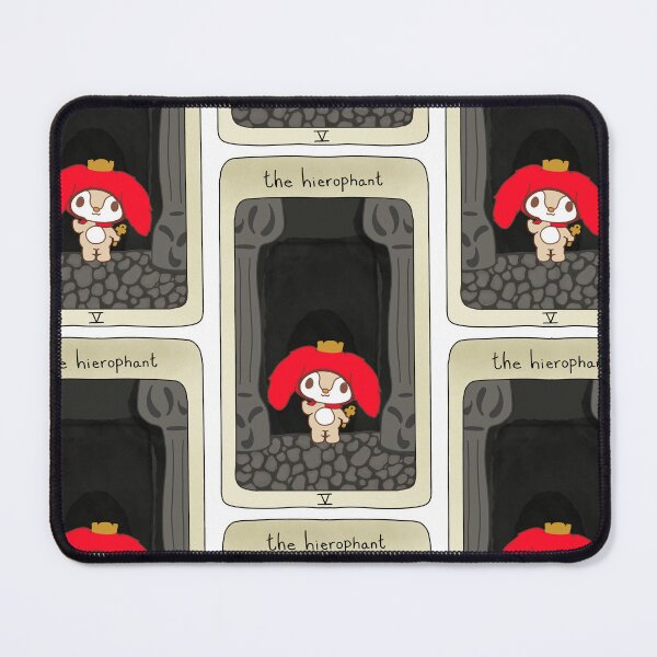 Artikelvorschau, Sanrio Tarot „der Hierophant“ Little Forest Fella entworfen und verkauft von GobboYaga.