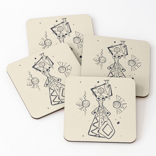 Item preview, Girl with a Pot (Black) designed and sold by SteinHead.