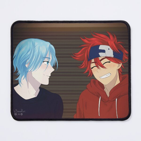 Item preview, Smiling Reki and Smitten Langa Redraw designed and sold by ZsBrainrot.