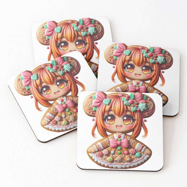 Item preview, GINGERBREAD COOKIE ANIME CARTOON AESTHETIC GIRL  designed and sold by Arts4U.