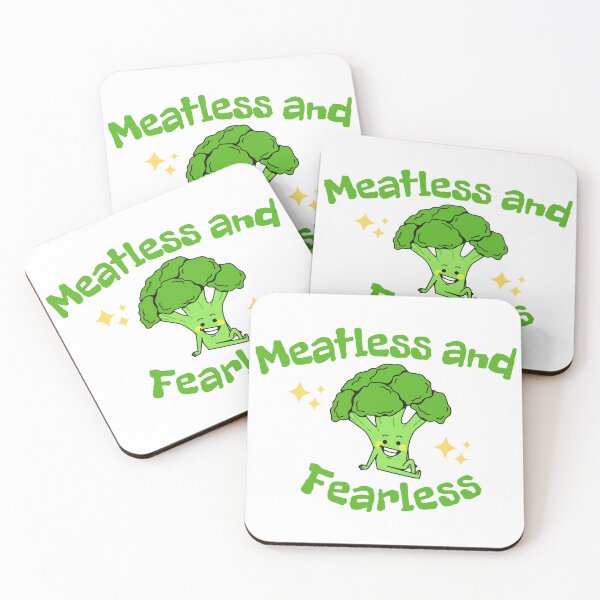Item preview, Meatless And Fearless - Cute Vegan Quote designed and sold by Maviartig.