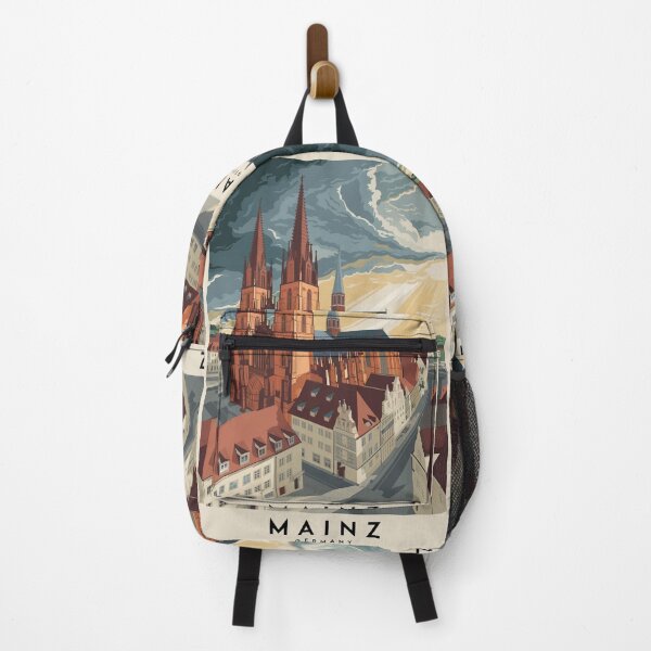 Item preview, Mainz Vintage Travel Poster designed and sold by TravelerRat.