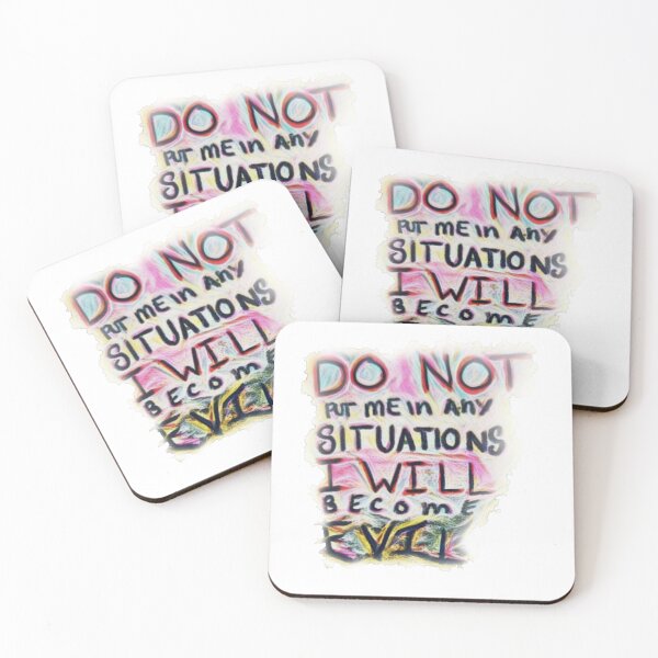 Item preview, I Will Become Evil Word Art designed and sold by feardeargcrafts.