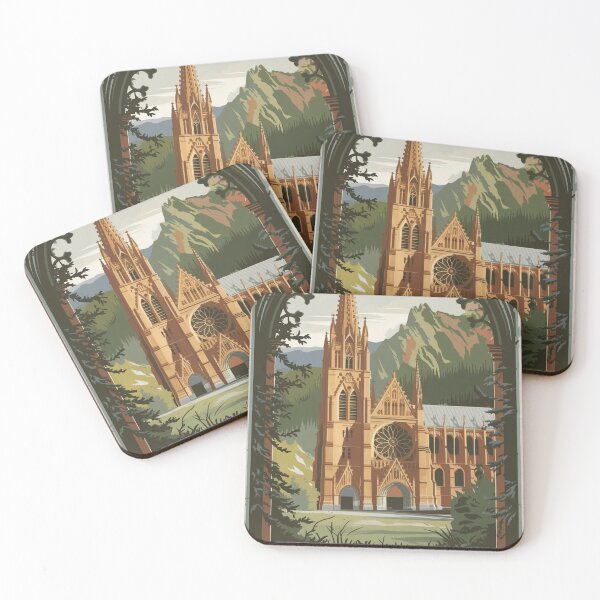 Item preview, Freiburg Vintage Travel Poster designed and sold by TravelerRat.