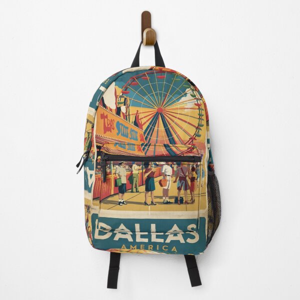 Item preview, Dallas Vintage Travel Poster designed and sold by TravelerRat.
