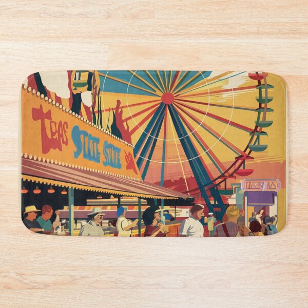Item preview, Dallas Vintage Travel Poster designed and sold by TravelerRat.