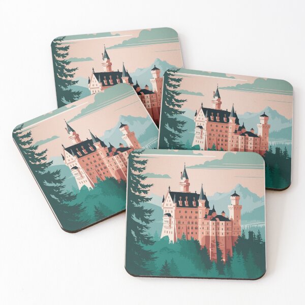 Item preview, Bavaria Vintage Travel Poster designed and sold by TravelerRat.
