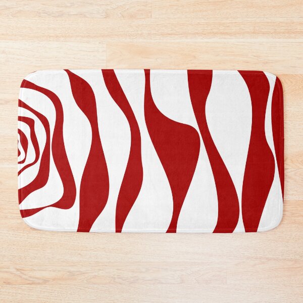 Item preview, Ebb and Flow 4 in Red and White designed and sold by LAEC-Shop.