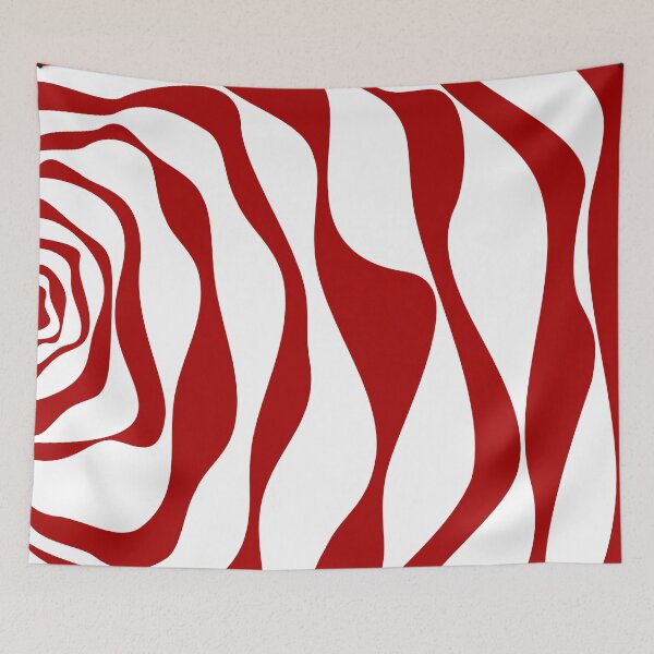 Item preview, Ebb and Flow 4 in Red and White designed and sold by LAEC-Shop.