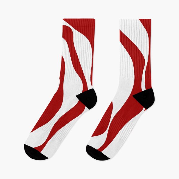 Item preview, Ebb and Flow 4 in Red and White designed and sold by LAEC-Shop.
