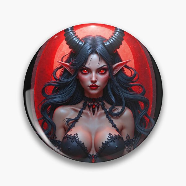Item preview, Queen Of Darkness Pretty Demon Woman designed and sold by TheArtOfPat.